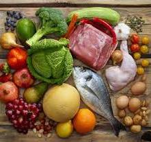 fruits and fish