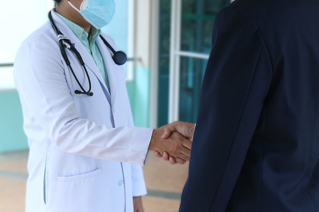 doctor and a man